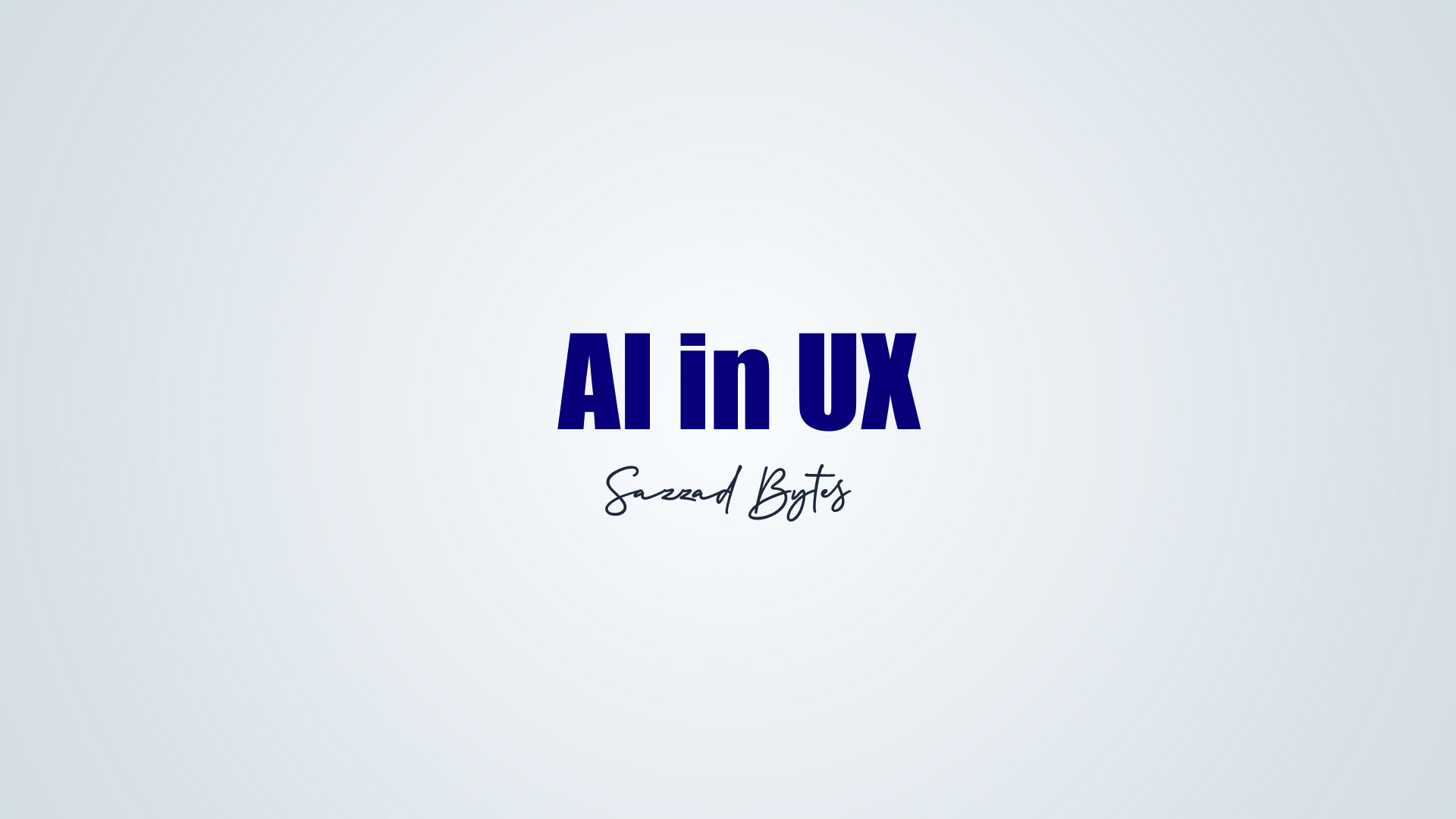 AI in UI/UX